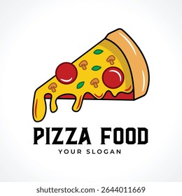 pizza logo design restaurant food