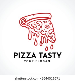 pizza logo design restaurant food