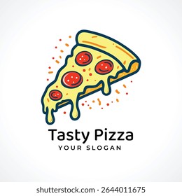 pizza logo design restaurant food