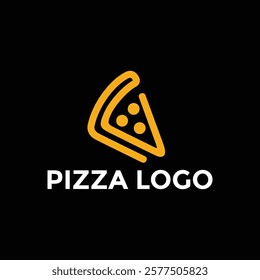 Pizza Logo Design. Simple and Modern. Vector illustration