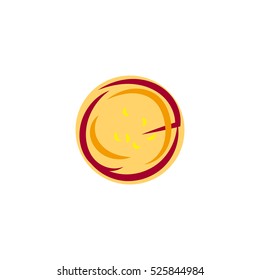 Pizza Logo Design Template Element