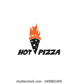 Pizza logo design vector template
