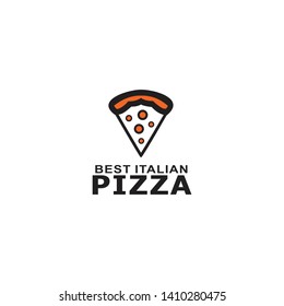 Pizza logo design vector template