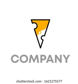 pizza logo design vector template sign