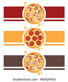 Pizza logo design for your restaurant or takeaway.