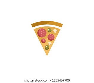 Pizza logo icon 