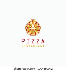 Pizza Logo Icon Design Template Vector Illustration