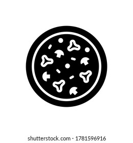 Pizza logo. Icon design. Template elements