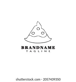 pizza logo icon design template modern vector illustration