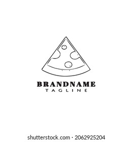 pizza logo icon design template modern vector illustration