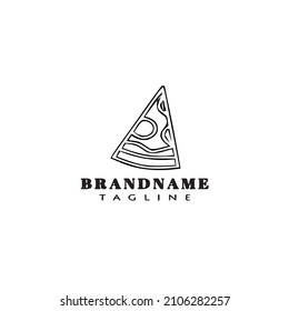 pizza logo icon design template modern vector illustration