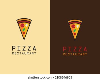 Pizza Logo Icon Design Template Vector Illustration