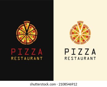 Pizza Logo Icon Design Template Vector Illustration