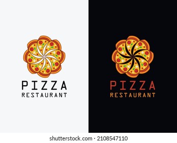 Pizza Logo Icon Design Template Vector Illustration