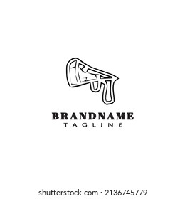 pizza logo icon design template modern vector illustration