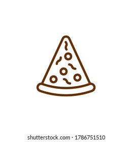 Pizza logo icon design, vector illustration, Pizza Concept design logo. Food logo template