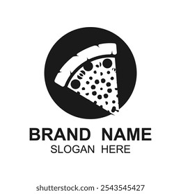 Pizza Logo ícone símbolo ilustração design com design criativo