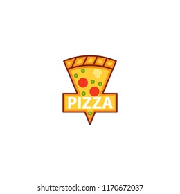Pizza logo icon template