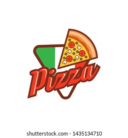 Pizza Logo Images Stock Vector