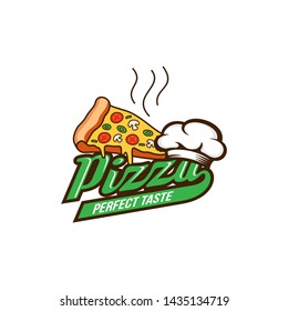 Pizza Logo Images Stock Vector