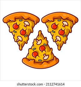 pizza logo , simple and clean
