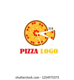 pizza logo template