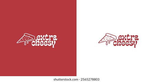 Pizza Logo Template Extra Cheesy