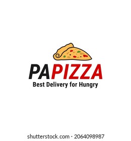 Pizza-Logo-Vorlage, Speiseauswahl