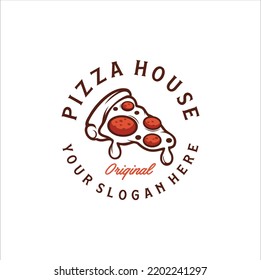 Pizza logo template, Suitable for restaurant 