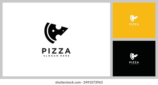 pizza logo vector design template