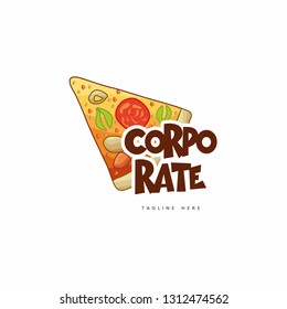 pizza logos, banners, posters, logos for fast food restaurants.
