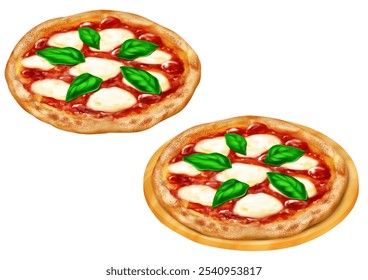 Pizza Margherita Italian food Mozzarella Tomato sauce