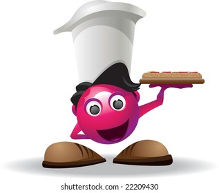 pizza mascot