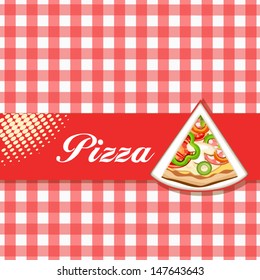 Pizza menu