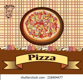 Pizza menu