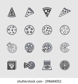 Pizza menu icons