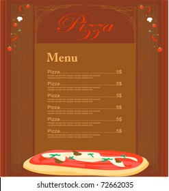 Pizza Menu Template