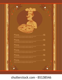 Pizza Menu Template