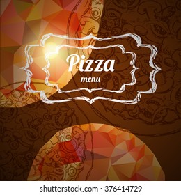 Pizza Menu Template,
 vector illustration