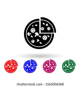 Pizza nolan icon. Simple glyph, flat vector of italian food icons for ui and ux, website or mobile application