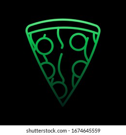 Pizza nolan icon. Simple thin line, outline vector of fast food icons for ui and ux, website or mobile application