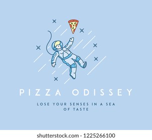 Pizza odissey is a vector illustration about quality hand made italian style pizza