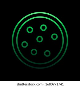 Pizza outline nolan icon. Simple thin line, outline vector of restaurant icons for ui and ux, website or mobile application
