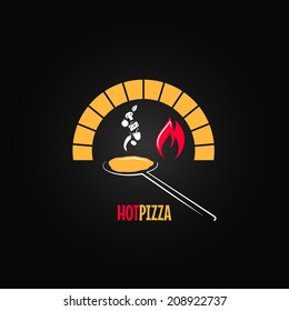 pizza oven design background