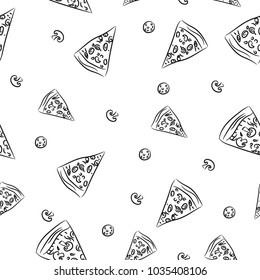 Pizza pattern Illustration