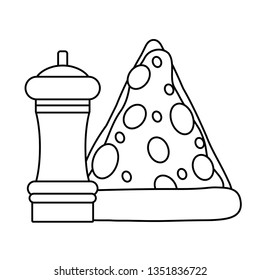 pizza and pepper food