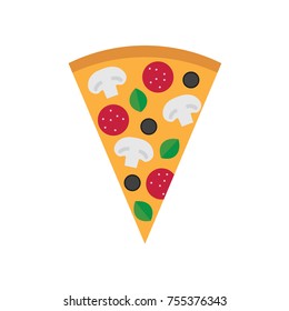 pizza pepperoni- icon illustration