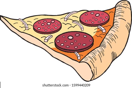 Pepperoni Pizza Clipart Images Stock Photos Vectors Shutterstock