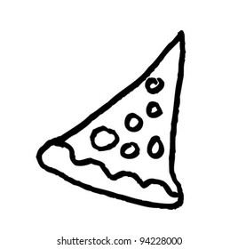 pizza piece doodle
