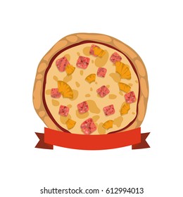 pizza pineapple ham cheese